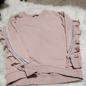 Junie Rufflwle Sweatshirt- XS